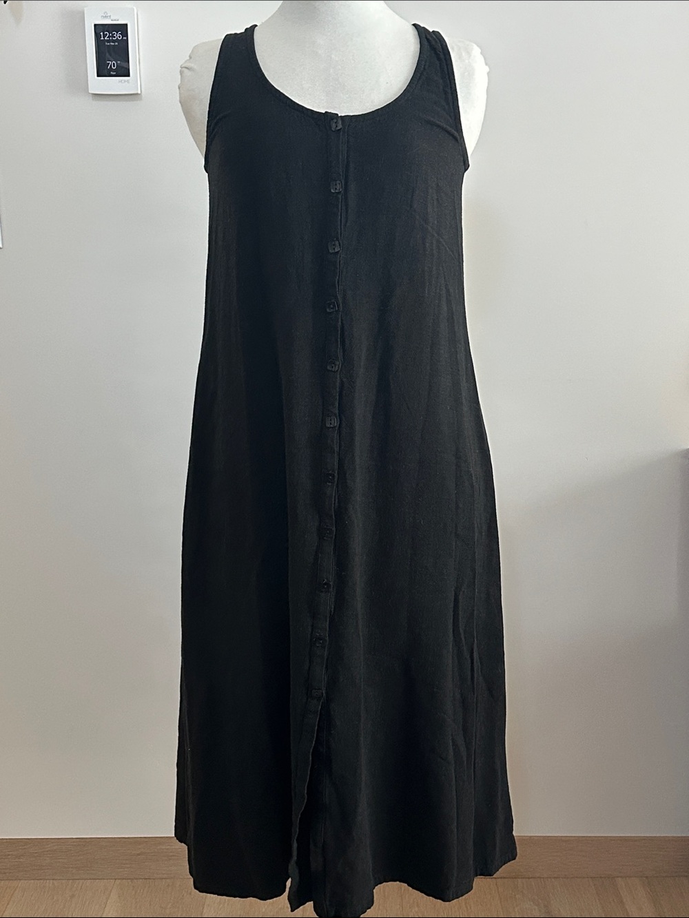 Rachel Pally Button Front Sleeveless Midi Dress Sz M